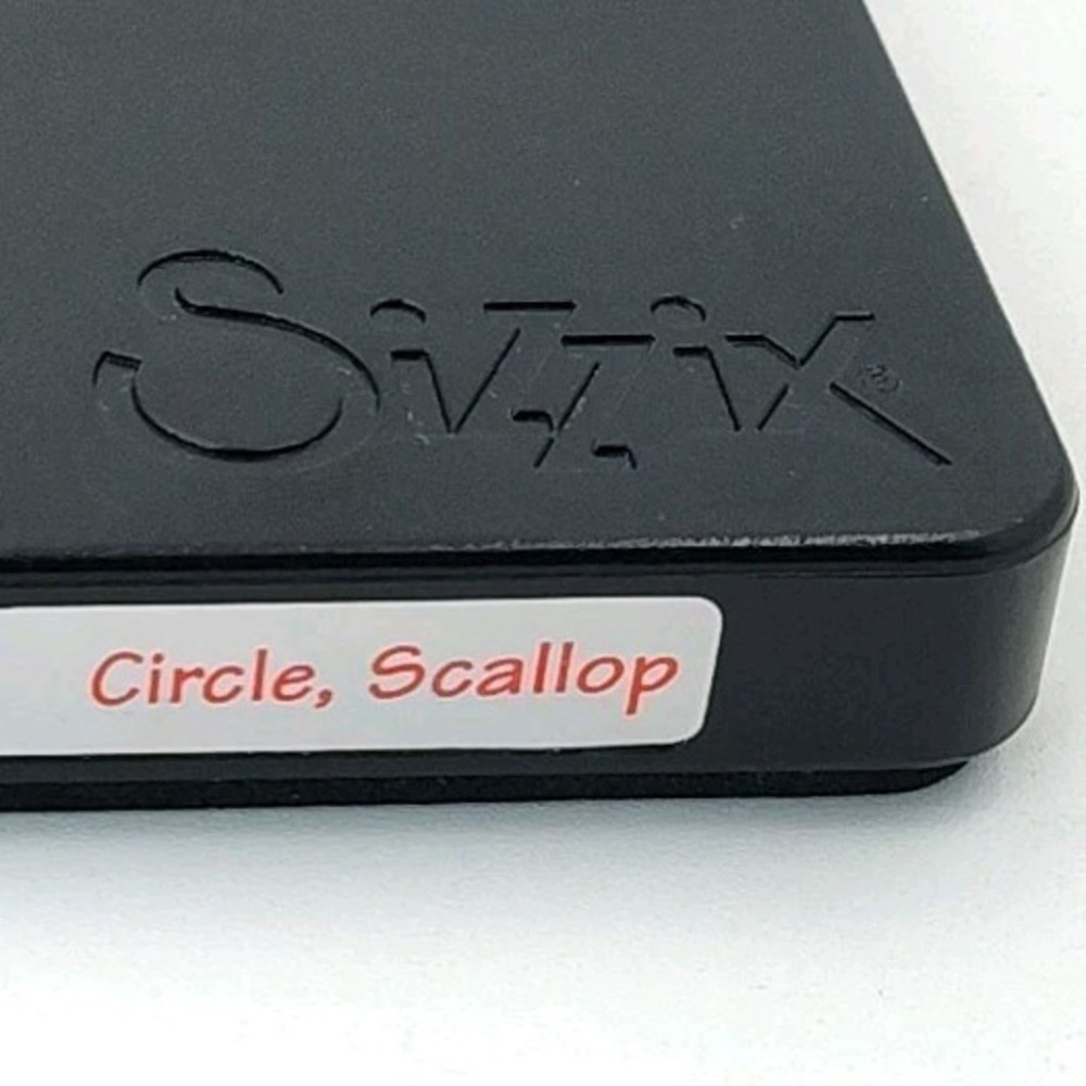 Stampin Up Sizzix Circles Scallop Die Cutter 4.5" Scrapbook Craft BB14.4ON579